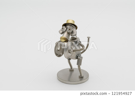 狗狗人偶/敲鈸的金屬人偶 121954927