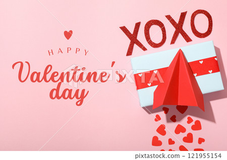 Valentine's Day, poster for the holiday of lovers. Valentine's Day, poster for the holiday of lovers. 121955154