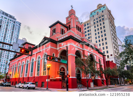 Gesu Church, a historic Roman Catholic church in Miami, Florida, United States 121955238