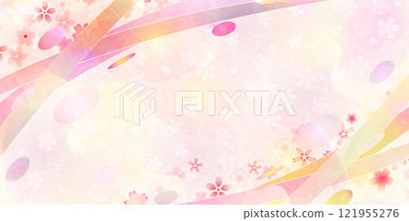 Japanese pattern cherry blossom spring background Japanese pattern cherry blossom spring background 121955276