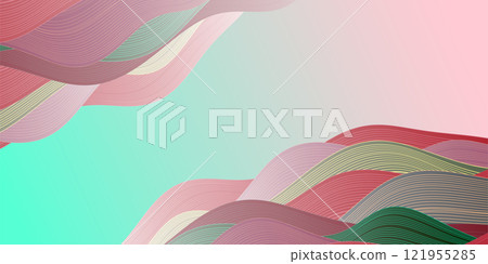 日本模式春波背景 121955285