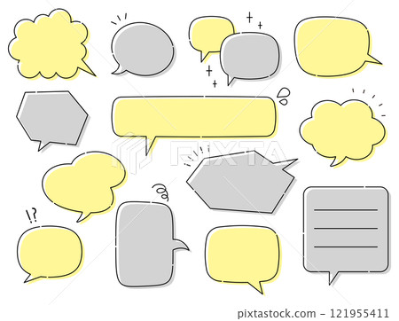 Speech bubble, message, comment 121955411
