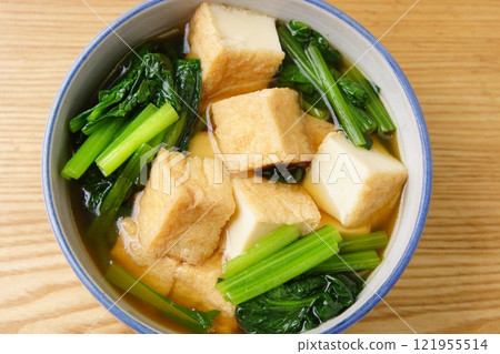 Komatsuna and Deep Fried 121955514