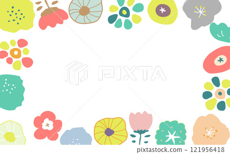 斯堪的納維亞風格花框E04方形花框 121956418