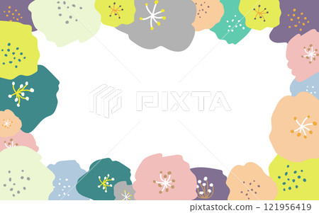 斯堪的納維亞風格花框E05方形花框 121956419