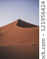 Sand dunes in the Sahara Desert, Morocco, just after sunset 121956424