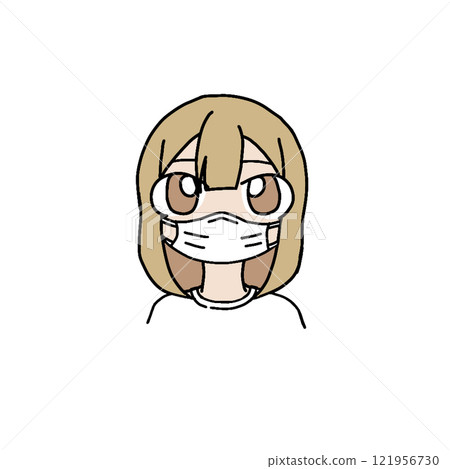 戴著面具的女孩 121956730