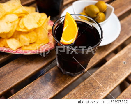 Traditional spanish appetizer Vermouth Traditional spanish appetizer Vermouth 121957312