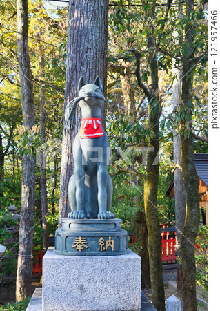 Fushimi Inari Taisha Shrine, Kyoto: Guardian Fox (Fushimi Ward, Kyoto City, Kyoto Prefecture) 121957466