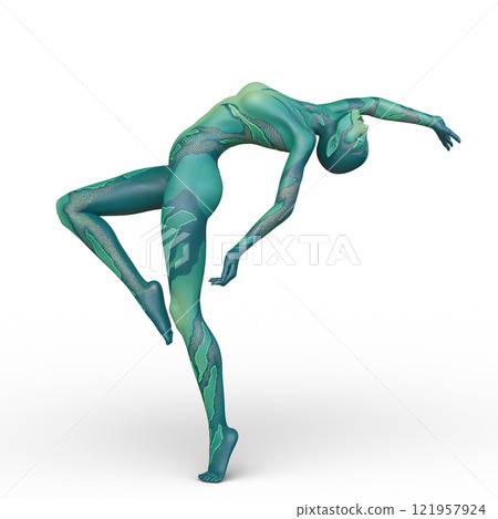 Female alien Female alien 121957924