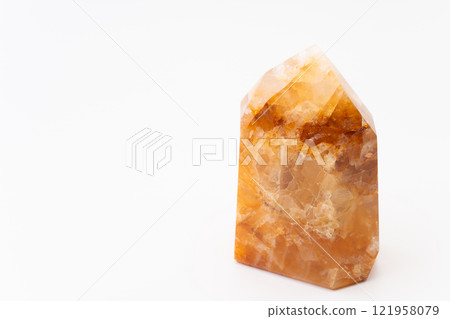 Beautiful golden crystal rough 121958079