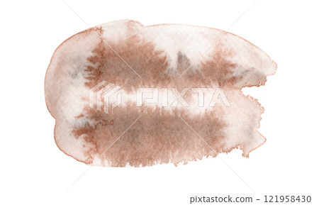 Watercolor stain in the 2025 color of the year Mocha Mousse. Hand drawn gradient effect template with elegant warm brown tone. Perfect for creating trendy graphic resource and web designs. Watercolor stain in the 2025 color of the year Mocha Mousse. Hand drawn gradient effect template with elegant warm brown tone. Perfect for creating trendy graphic resource and web designs. 121958430