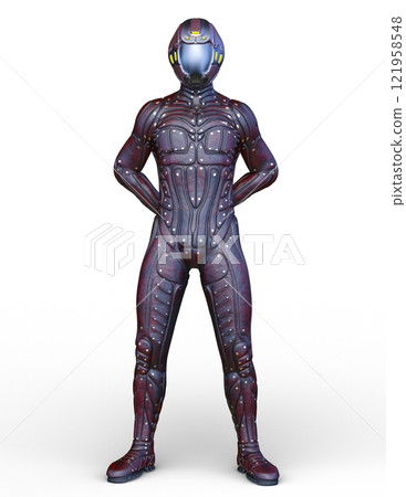 Male cyborg 121958548