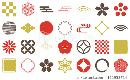 日式圖示處理 簡約日式彩色套裝 分類 日式圖示處理 簡約日式彩色套裝 分類 121958714