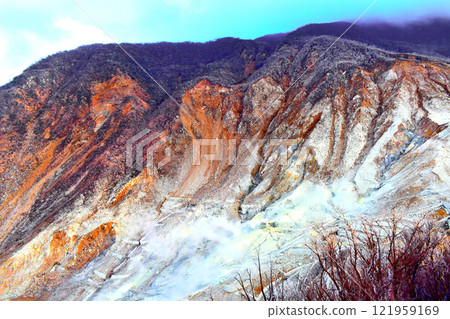 箱根大湧谷，一座表面裸露的活火山 121959169