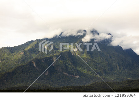 Doi Luang Chiang Dao Chiang Mai Thailand. beautiful sun rise 121959364