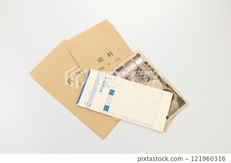 薪資獎金考勤卡圖片 121960316