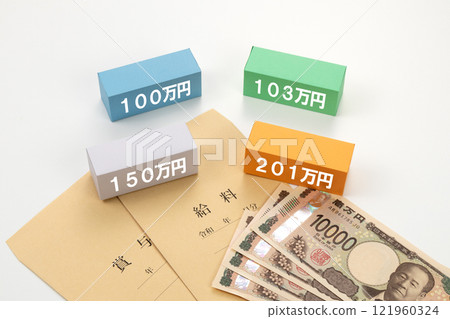 年收入牆形象照片 121960324