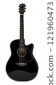 classical guitar. acoustic guitar on transparent background.  121960473