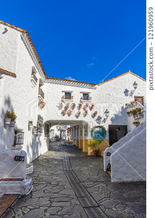 Mediterranean Village (January, clear skies, Shima) 121960959