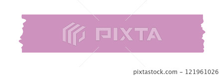 Masking tape purple silhouette single vector 121961026