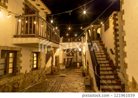 Mediterranean Village (January night view Shima) 121961039