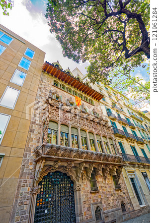 Palace of the Baron of Quadras. Barcelona. Palace of the Baron of Quadras. Barcelona. 121961284