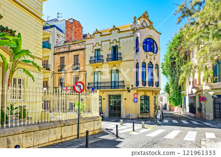 Sitges.Casa Manuel Planas, examples of americano architecture. 121961333