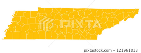 Tennessee administrative map. counties map of Tennessee, blank Map, empty map of Tennessee Tennessee administrative map. counties map of Tennessee, blank Map, empty map of Tennessee 121961818