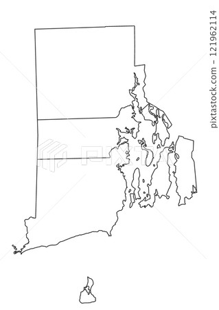 Rhode Island administrative map. counties map of Rhode Island, blank Map, empty map of Rhode Island Rhode Island administrative map. counties map of Rhode Island, blank Map, empty map of Rhode Island 121962114