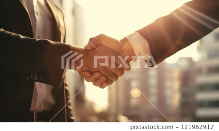 Person who shakes hands 121962917