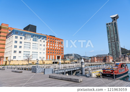 Moji-ku, Kitakyushu City, Fukuoka Prefecture Popular tourist destination The streets around Mojiko Retro on a clear day 121963059