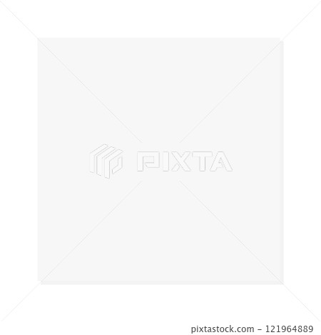 Simple, white or light gray memo or sticky note illustration - Square sticker background material Simple, white or light gray memo or sticky note illustration - Square sticker background material 121964889