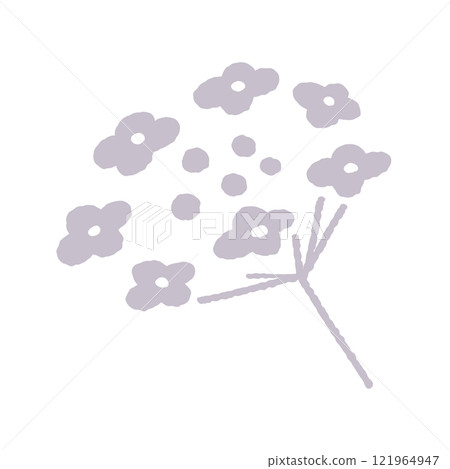 Dull color lace flowers Dull color lace flowers 121964947