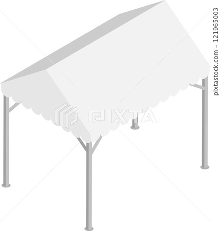 Isometric pipe tent material Isometric pipe tent material 121965003