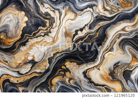 Colorful ink water. Marble texture. fluid mix with rusty streak vein effect. Abstract stained surface. Mineral stone pattern art background. Colorful ink water. Marble texture. fluid mix with rusty streak vein effect. Abstract stained surface. Mineral stone pattern art background. 121965120