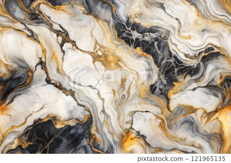 white gray Marble ink texture background. pattern can used for wallpaper or skin wall tile luxurious. 121965135