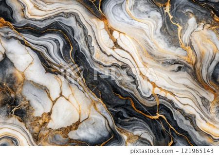 white gray Marble ink texture background. pattern can used for wallpaper or skin wall tile luxurious. 121965143