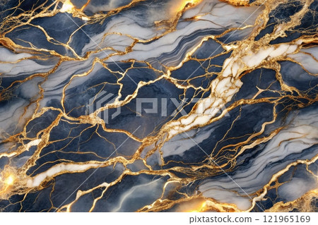 white gray Marble ink texture background. pattern can used for wallpaper or skin wall tile luxurious. 121965169