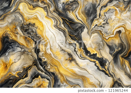 Marble ink colorful. marble pattern texture abstract background. can be used for background or wallpaper 121965244