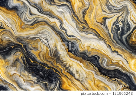 Marble ink colorful. marble pattern texture abstract background. can be used for background or wallpaper 121965248