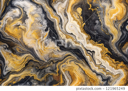 Marble ink colorful. marble pattern texture abstract background. can be used for background or wallpaper 121965249