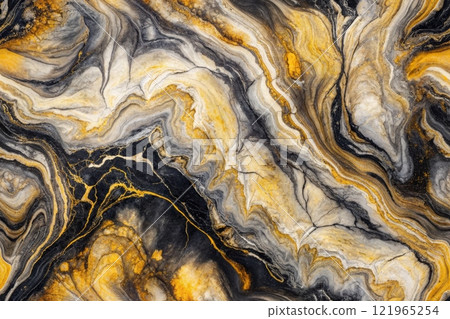 Marble ink colorful. marble pattern texture abstract background. can be used for background or wallpaper 121965254