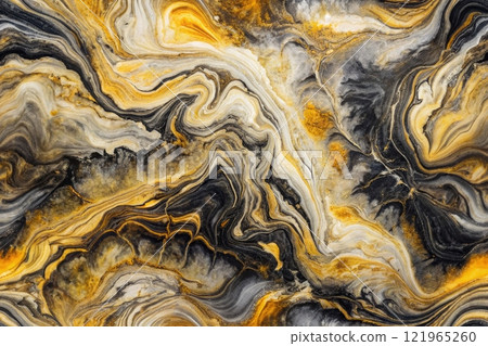 Marble ink colorful. marble pattern texture abstract background. can be used for background or wallpaper 121965260