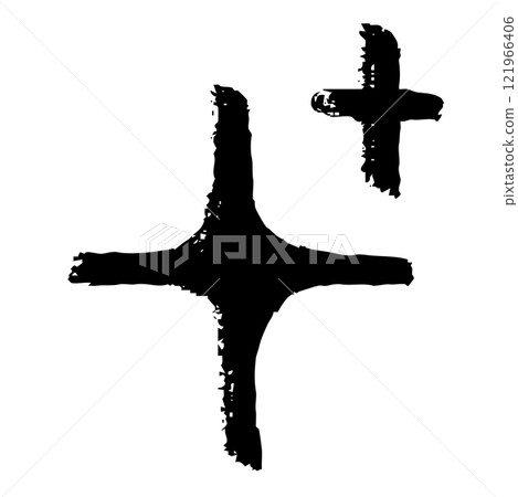 用畫筆描邊手繪閃光插圖 用畫筆描邊手繪閃光插圖 121966406