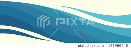 Water Wave Logo abstract design 121966446