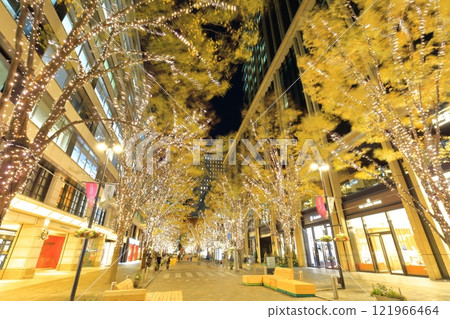 [東京]丸之內仲通夜景（丸之內燈飾） 121966464