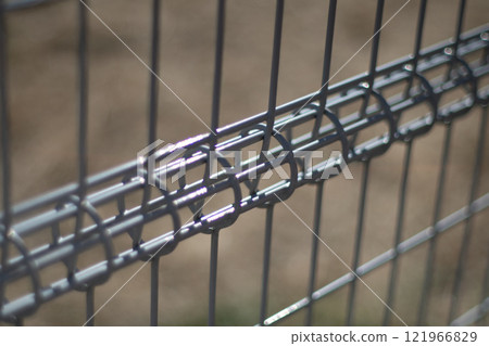 Wire mesh fence 121966829