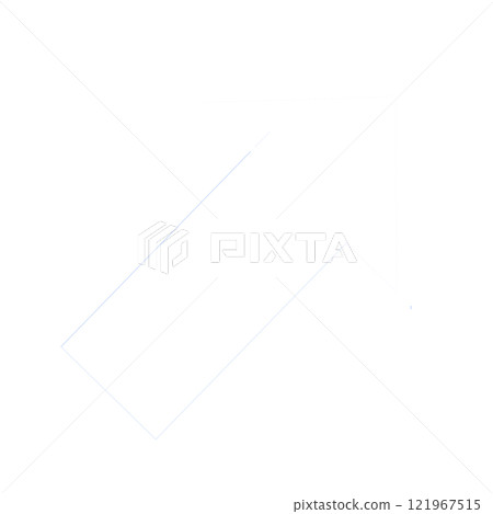 向右對角線向上指向的白色箭頭的插圖 121967515