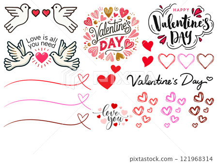 Valentine's set 121968314
